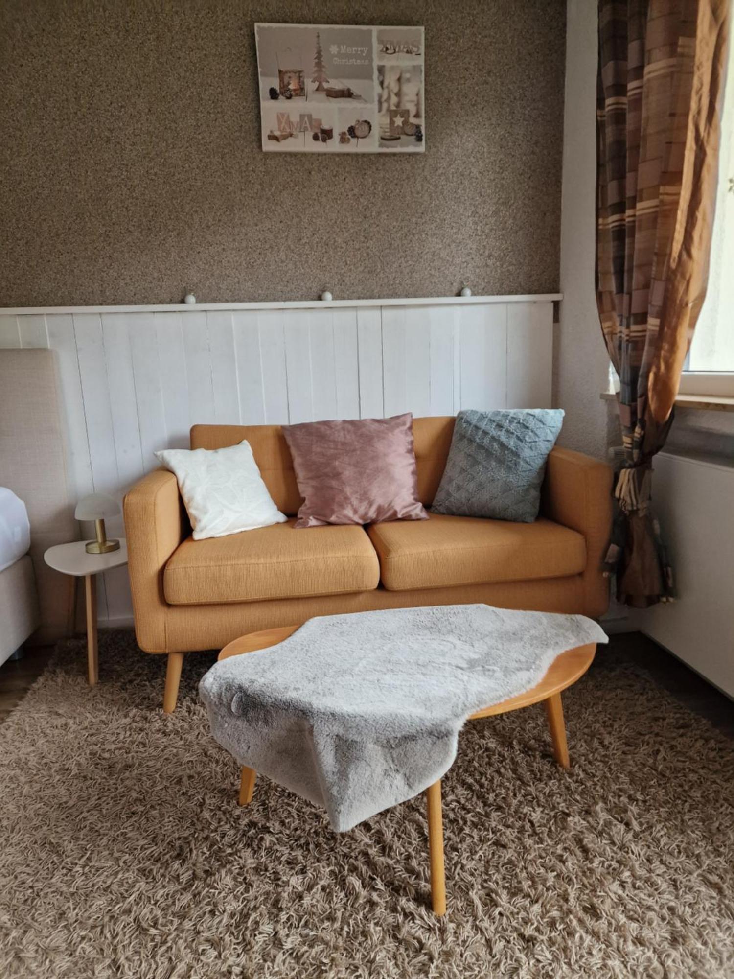 Marburg Apartment Pfiffige Luisa In Ruhiger Waldrandlage Mit Balkon Und Wintergarten ภายนอก รูปภาพ
