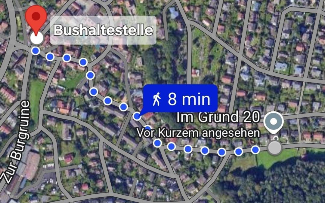 Marburg Apartment Pfiffige Luisa In Ruhiger Waldrandlage Mit Balkon Und Wintergarten ภายนอก รูปภาพ
